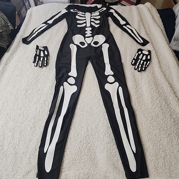 Spooktacular Creations Adult Woman Halloween Costume Skeleton SMALL NOP - Picture 3 of 6
